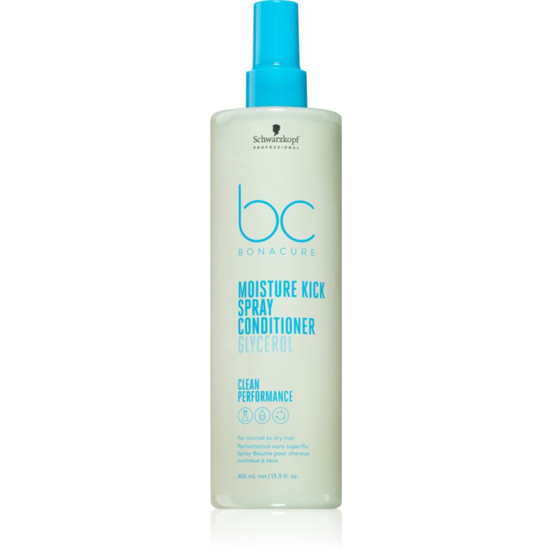 Schwarzkopf Professional BC Bonacure Moisture Kick Conditioner ohne Ausspülen für trockenes und normales Haar 400 ml