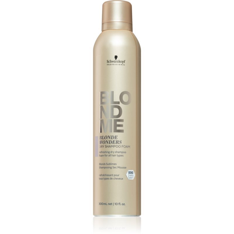 Schwarzkopf Professional Blondme Blonde Wonders șampon uscat cremos pentru parul blond cu suvite 300 ml