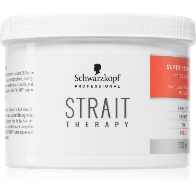 Schwarzkopf Professional STRAIT Therapy Post Balm Treatment masca de restructurare pentru intarirea parului 500 ml