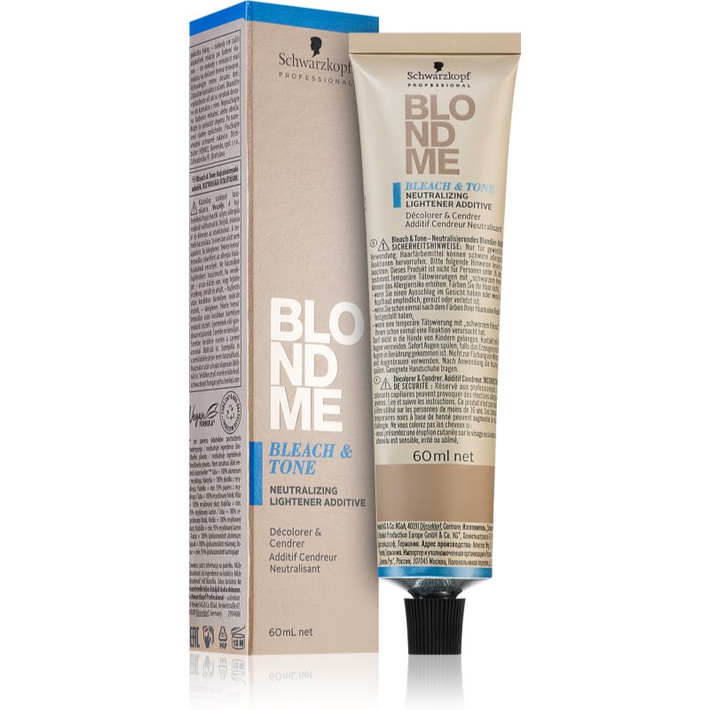 Schwarzkopf Professional Blondme Bleach & Tone Adaos de tonifiere si iluminare culoare Matt 60 ml