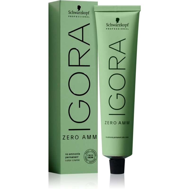 Schwarzkopf Professional IGORA ZERO AMM permanentná farba na vlasy bez amoniaku odtieň 1-0 60 ml