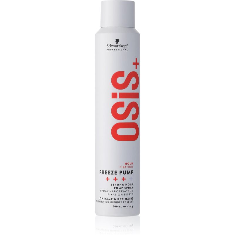 Schwarzkopf Professional Osis+ Freeze Pump fixativ cu fixare puternică 200 ml