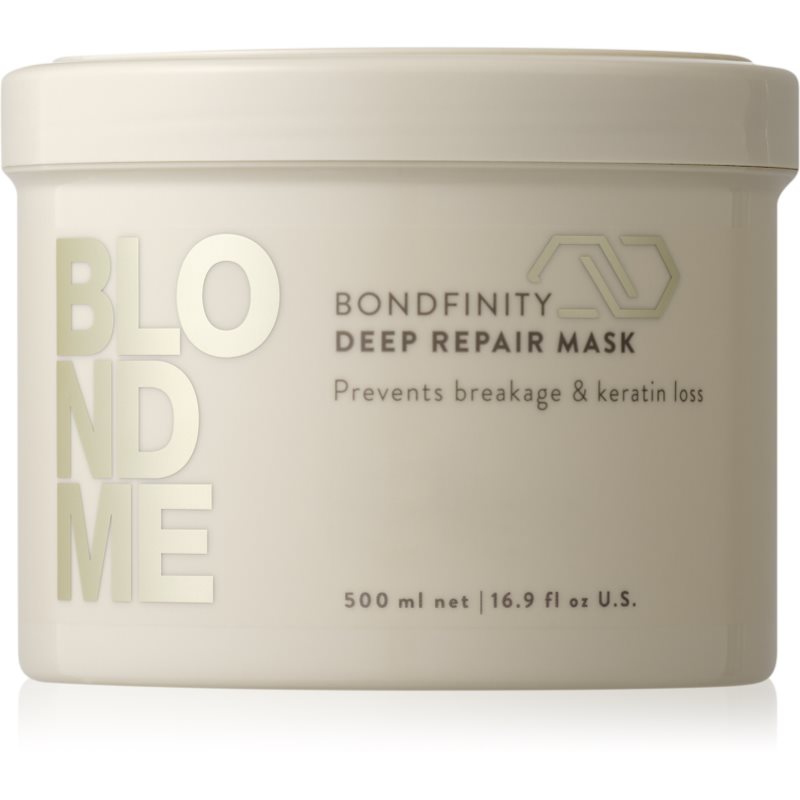 Schwarzkopf Professional Blondme Bondfinity Deep Repair Mask masca profund reparatorie 500 ml