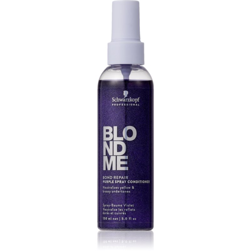 Schwarzkopf Professional Blondme Bond Repair Purple Spray Conditioner balsam de par violet Spray 150 ml