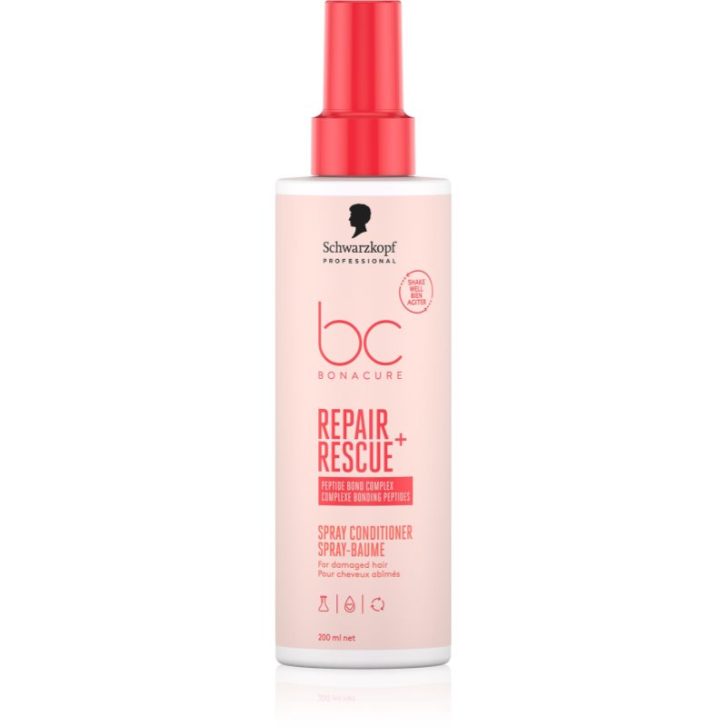 Schwarzkopf Professional BC Bonacure Repair Rescue+ balsam (nu necesita clatire) pentru par deteriorat 200 ml