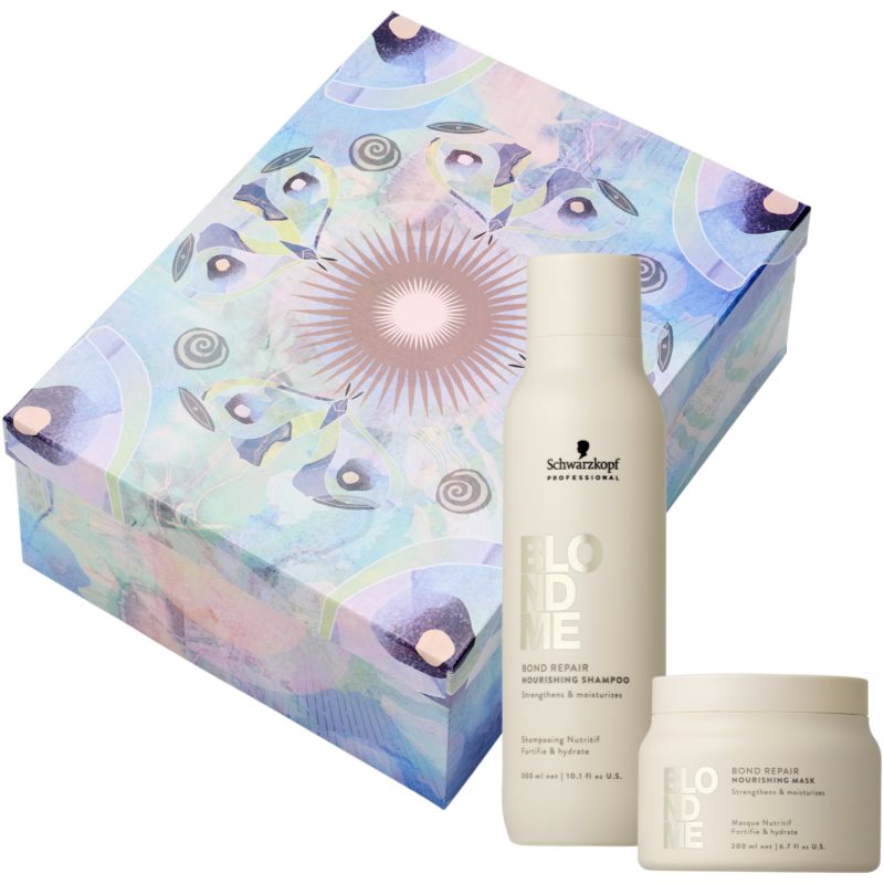 Schwarzkopf Professional Blondme Bond Repair Set set cadou pentru par blond