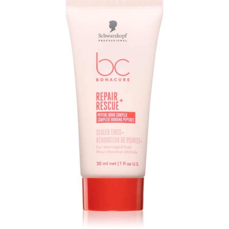 Schwarzkopf Professional BC Bonacure Repair Rescue+ ser crema pentru păr foarte deteriorat și vârfuri despicate 30 ml