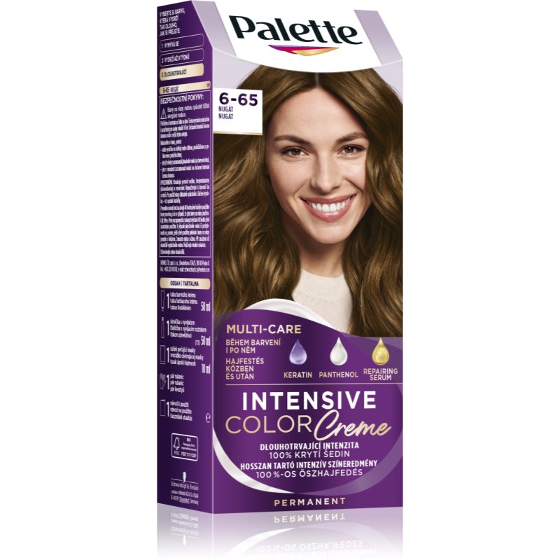 Schwarzkopf Palette Intensive Color Creme Culoare permanenta pentru par culoare 6-65 (W5) Nougat 1 buc