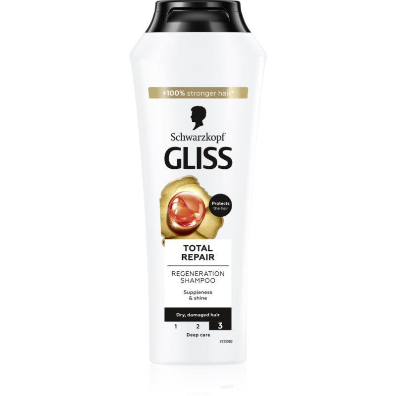 Schwarzkopf Gliss Total Repair șampon intens cu efect de regenerare 250 ml