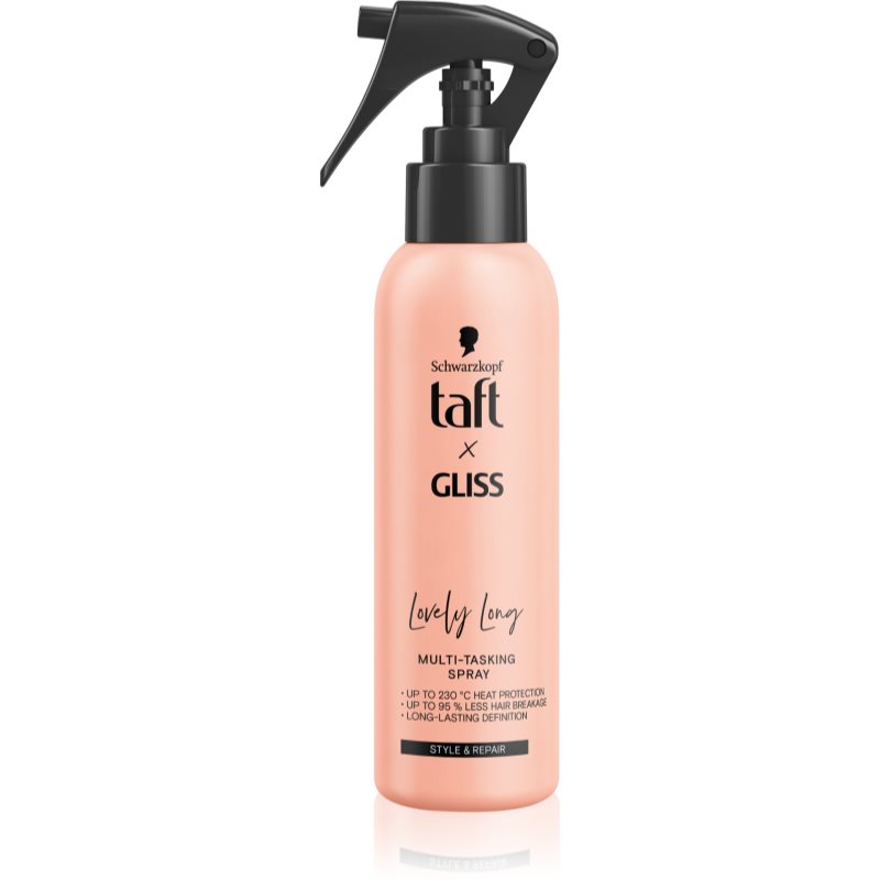 Schwarzkopf Taft x Gliss Spray de păr multifuncțional pentru modelarea termica a parului Lovely Long 150 ml