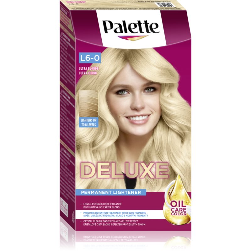 Schwarzkopf Palette Deluxe decolorant pentru decolorarea părului culoare L6-0 Ultra Blonde 1 buc