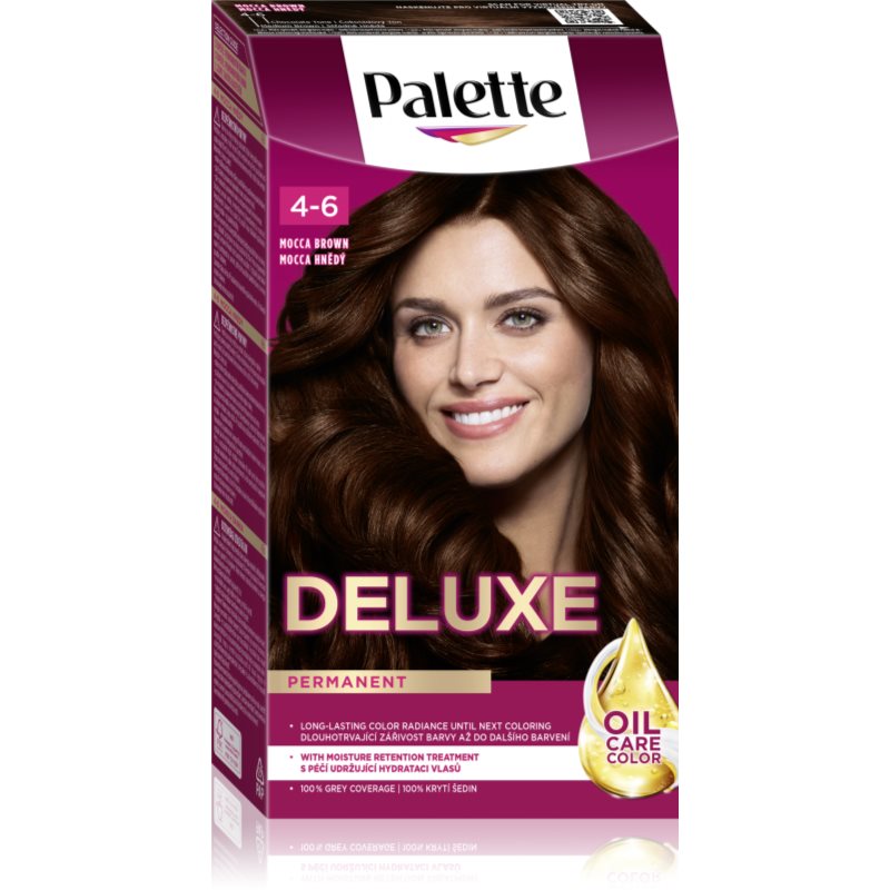 Schwarzkopf Palette Deluxe Culoare permanenta pentru par culoare 4-6 Mocca Brown 1 buc