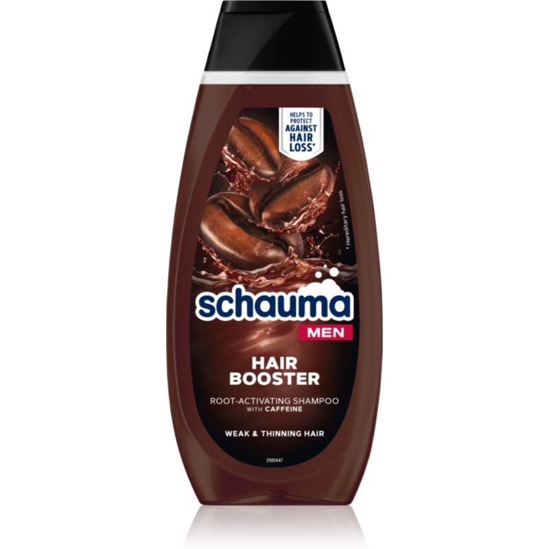 Schwarzkopf Schauma Hair Booster sampon pe baza de cofeina pentru barbati 400 ml