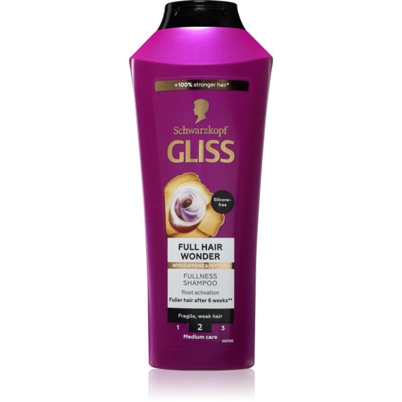 Schwarzkopf Gliss Full Hair Wonder sampon pentru regenerare pentru par deteriorat 400 ml