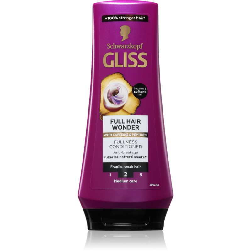 Schwarzkopf Gliss Full Hair Wonder balsam regenerator pentru par fragil 200 ml