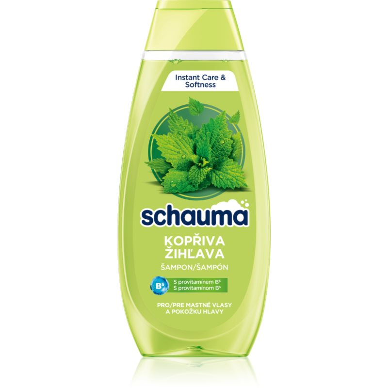 Schwarzkopf Schauma Nettle Freshness sampon pentru curatare pentru par si scalp gras 400 ml