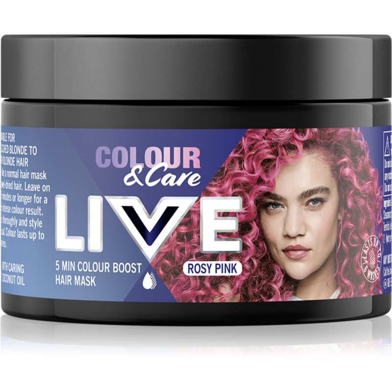 Schwarzkopf LIVE Colour & Care mască colorantă pentru păr culoare Rosy pink 150 ml