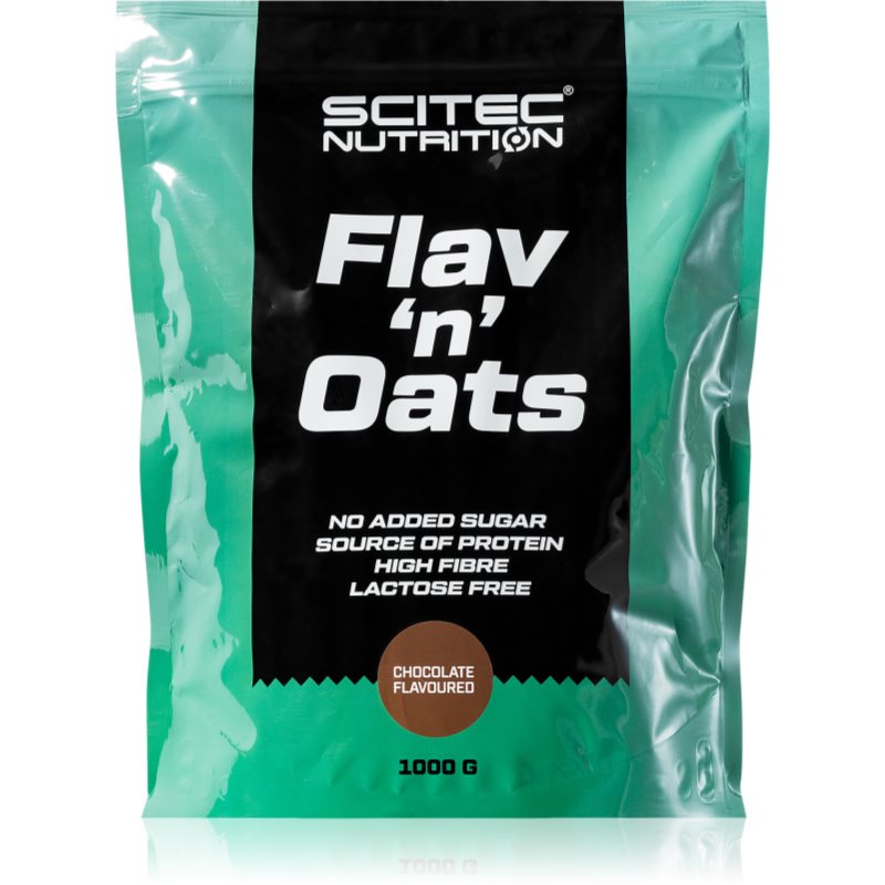 Scitec Nutrition Flav’n’Oats fulgi de ovăz fără gluten aroma Chocolate 1000 g