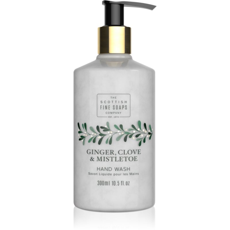 Scottish Fine Soaps Ginger, Clove & Mistletoe Hand Wash Săpun lichid pentru mâini 300 ml