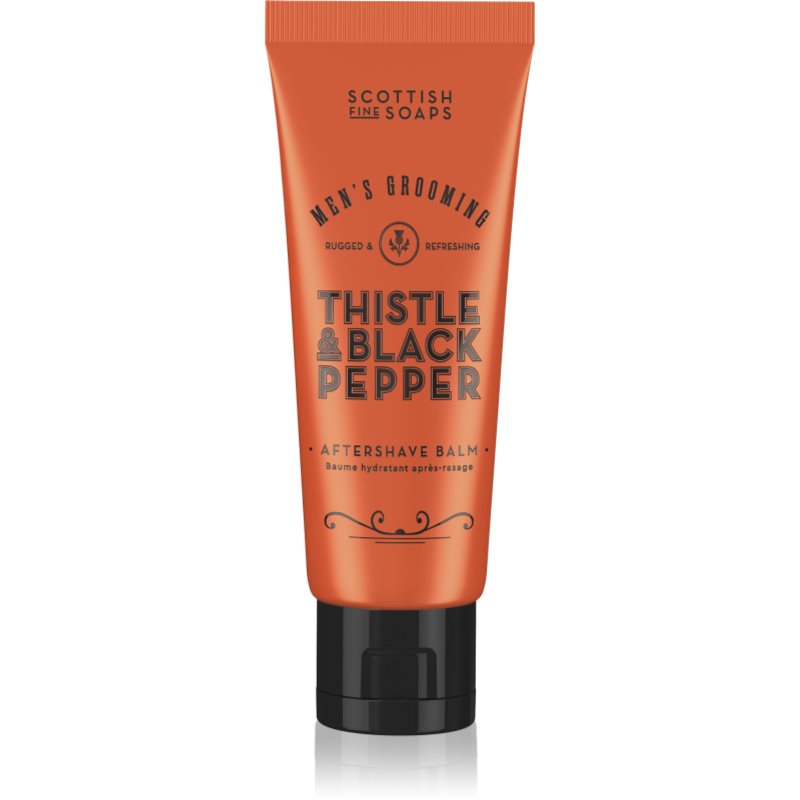 Scottish Fine Soaps Thistle &amp; Black Pepper balsam după bărbierit in tub 75 ml