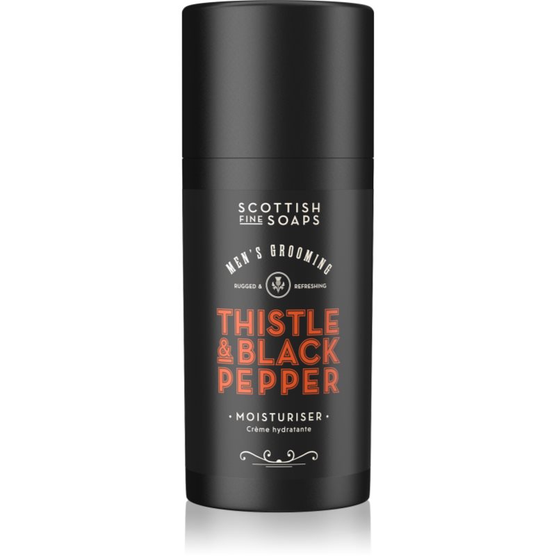 Scottish Fine Soaps Thistle & Black Pepper crema de fata hidratanta pentru barbati 100 ml Scottish Fine Soaps Thistle & Black Pepper crema de fata hidratanta pentru barbati 100 ml