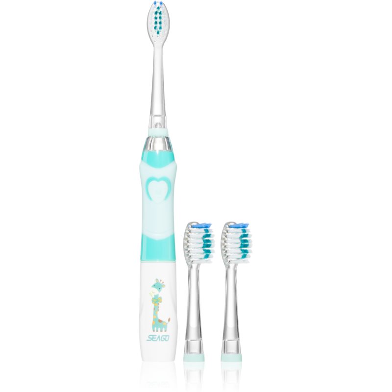 Seago Kids Sonic Toothbrush SG-977 periuta de dinti cu ultrasunete pentru copii Green 1 buc