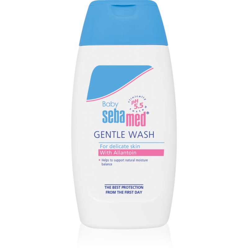 Sebamed Baby Wash Lotiune pentru spalare cu efect catifelant pentru corp si par 200 ml