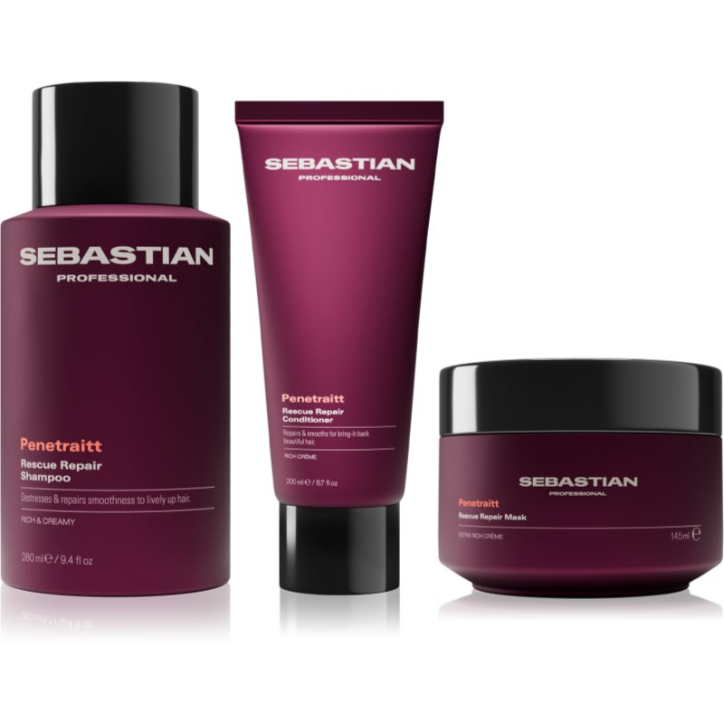 Sebastian Professional Penetraitt Bundle set pentru par degradat sau tratat chimic