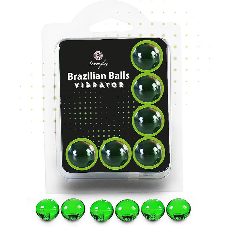 Secret play Brazilian Shock 6 Balls Set ulei pentru corp 6x4 g