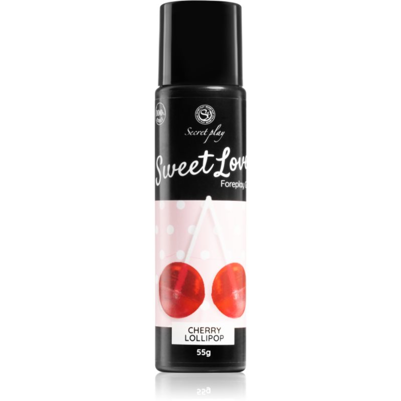 Secret play Sweet Love gel lubrifiant cu aromă Cherry Lollipop 55 g