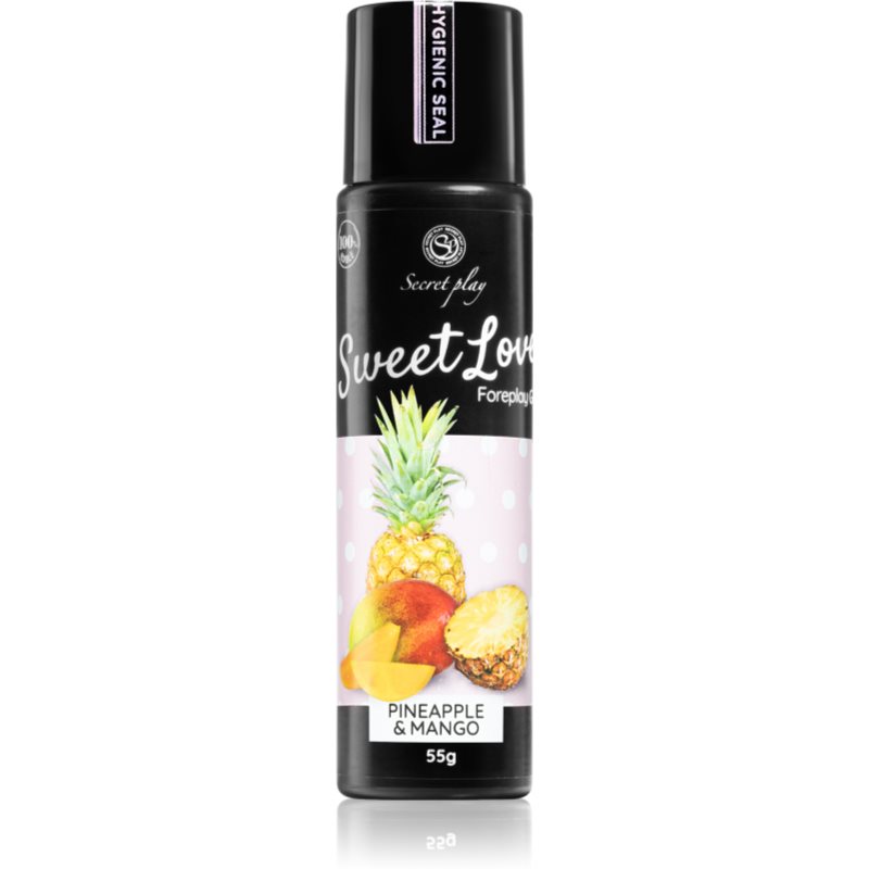 Secret play Sweet Love gel lubrifiant cu aromă Pineapple & Mango 55 g