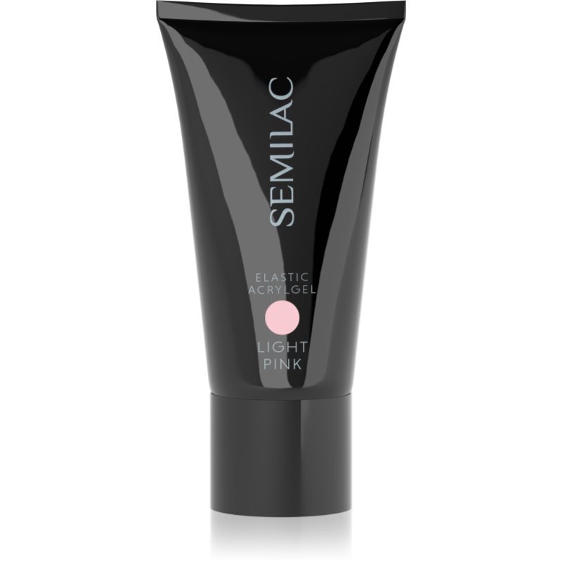 Semilac Acrylgel Elastic White Cream gel acrilic pentru unghii culoare Light Pink 30 g
