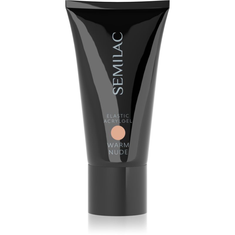 Semilac Acrylgel Elastic White Cream gel acrilic pentru unghii culoare 30 g