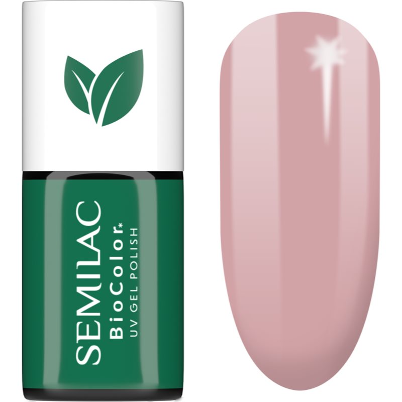 Semilac UV Hybrid BioColor unghii cu gel folosind UV / lampă cu LED culoare 714 Rosy Seashell 7 ml