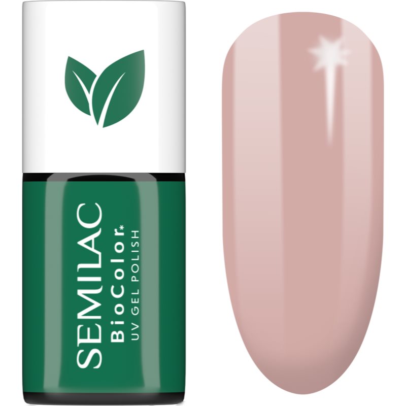 Semilac UV Hybrid BioColor unghii cu gel folosind UV / lampă cu LED culoare 715 Yoga On Sand 7 ml