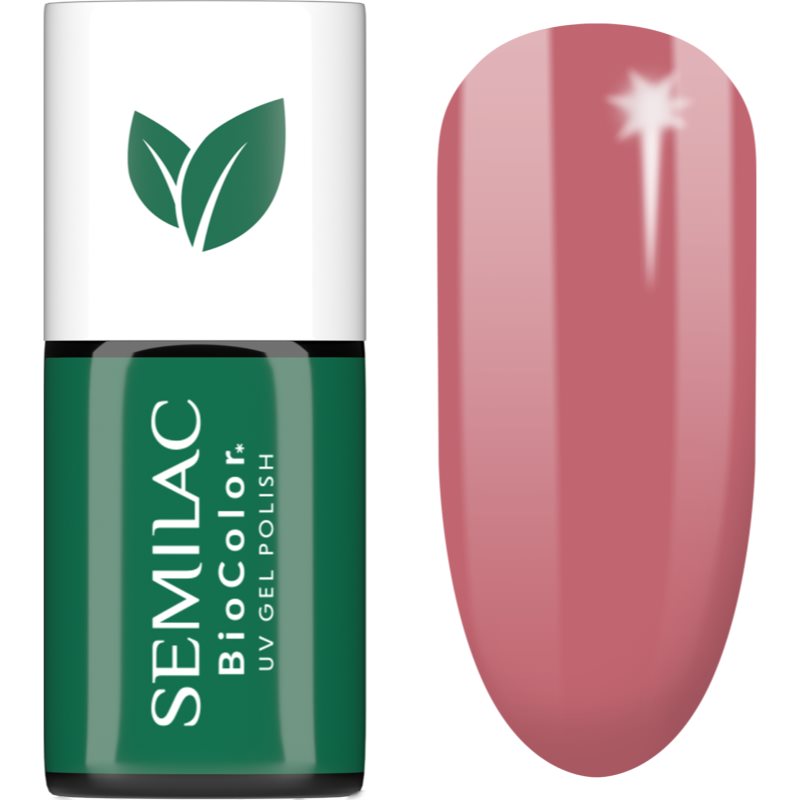 Semilac UV Hybrid BioColor unghii cu gel folosind UV / lampă cu LED culoare 717 Rose Pink Meadow 7 ml