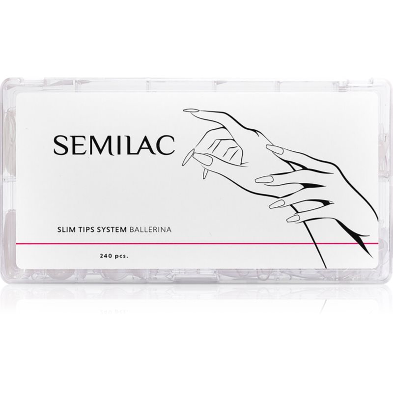 Semilac Accessories Slim Tips folii autocolante pentru unghii cu efect de durată 240 buc