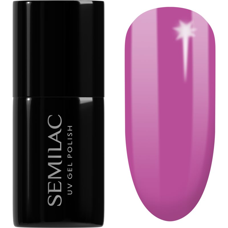 Semilac UV Hybrid Pastelowe Neony unghii cu gel folosind UV / lampă cu LED culoare 601 Neon Pink Punch 7 ml