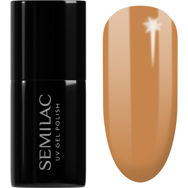 Semilac UV Hybrid Pastelowe Neony unghii cu gel folosind UV / lampă cu LED culoare 600 Apricot Crush 7 ml