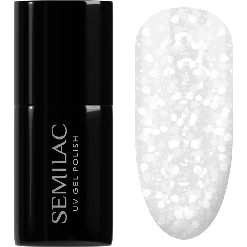 Semilac UV Hybrid Crushed_ICE unghii cu gel folosind UV / lampă cu LED culoare 490 Ice Crushed 7 ml