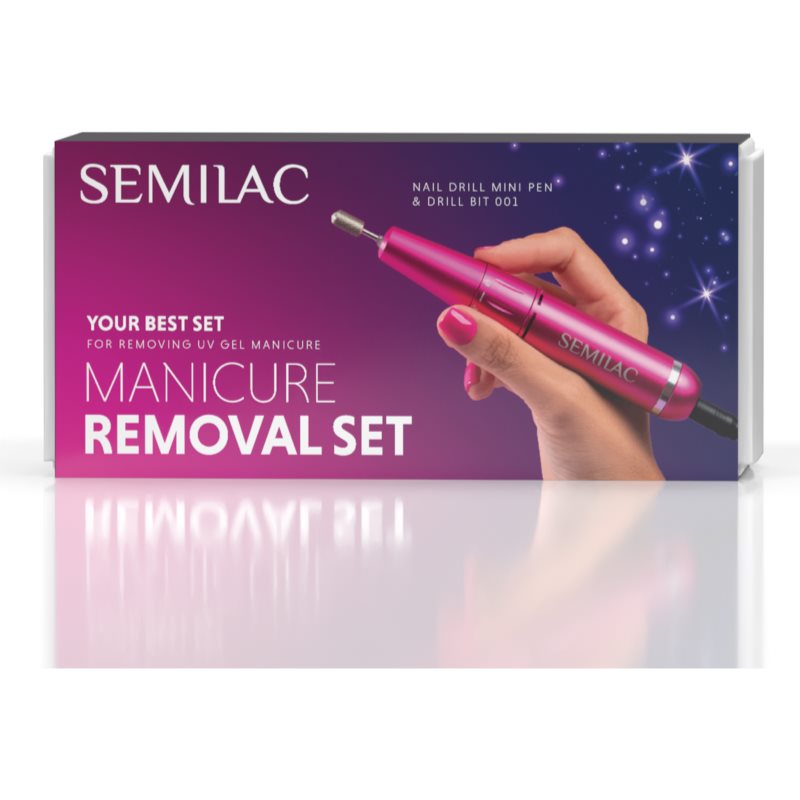 Semilac Set Manicure Removal polizor pentru unghii cu accesorii