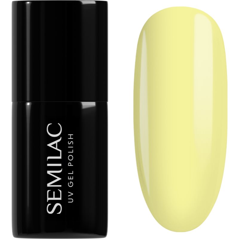 Semilac UV Hybrid Inner Glow lac de unghii sub forma de gel culoare 970 Limoncello 7 ml
