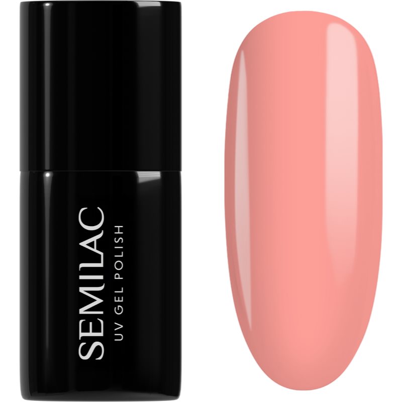 Semilac UV Hybrid Inner Glow lac de unghii sub forma de gel culoare 971 Peach Please 7 ml