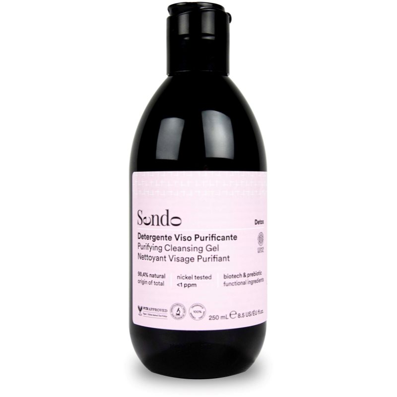 Sendo Detox Purifying Cleansing Gel gel de curățare faciale 250 ml Sendo Detox Purifying Cleansing Gel gel de curățare faciale 250 ml