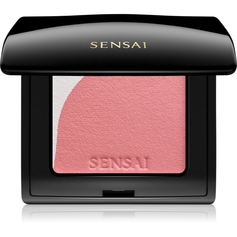 Sensai Blooming Blush blush cu efect iluminator cu pensula culoare 02 Blooming Peach 4 g