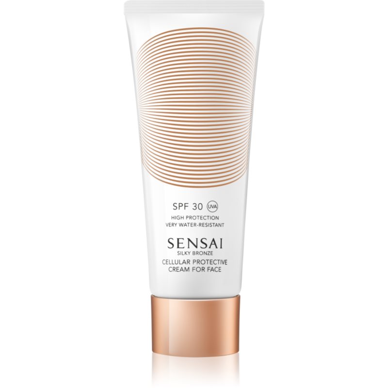 Sensai Silky Bronze Cellular Protective Cream crema contur pentru bronzat SPF 30 50 ml