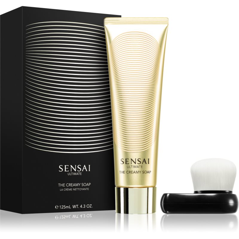 Sensai Ultimate The Creamy Soap sapun crema cu pensula 125 ml
