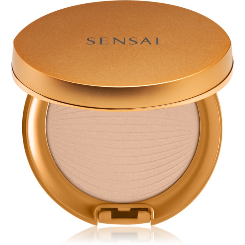 Sensai Silky Bronze Natural Veil Compact pudra compacta pentru strălucirea și netezirea pielii culoare SC02 Natural 8,5 g