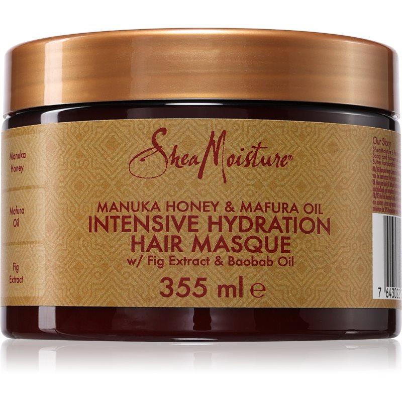 Shea Moisture Manuka Honey & Mafura Oil masca pentru hidratare intensa pentru păr 355 ml