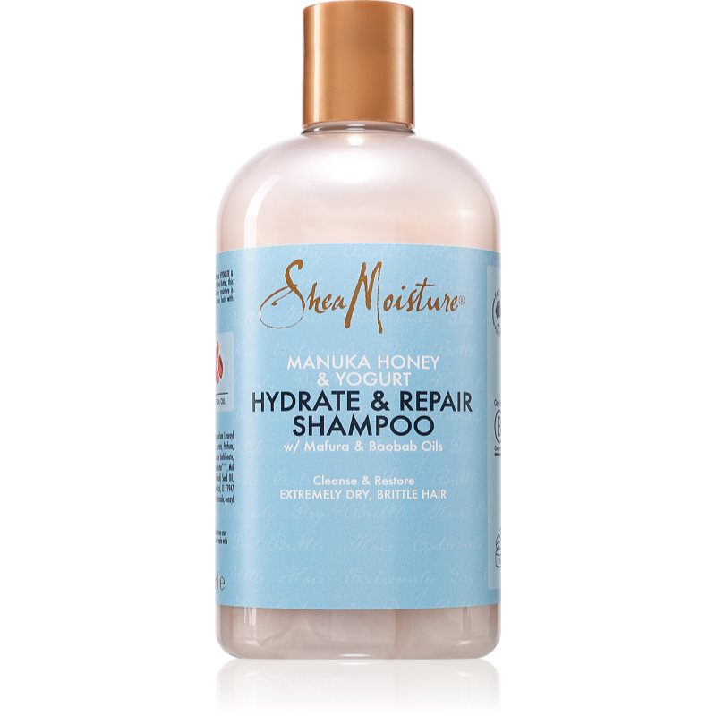 Shea Moisture Manuka Honey & Yogurt Shampoo sampon hidratant pentru par uscat 384 ml